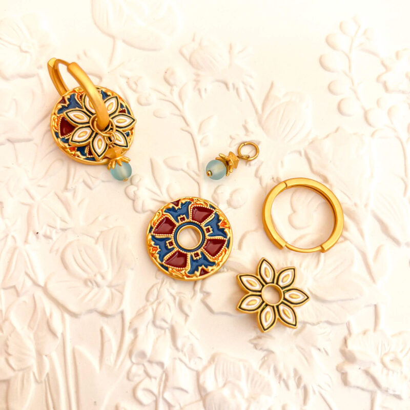 Earrings "Boho Floral" - Image 2