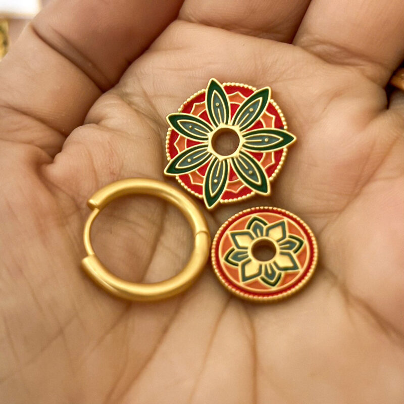 Earrings "Lotus" - Image 2