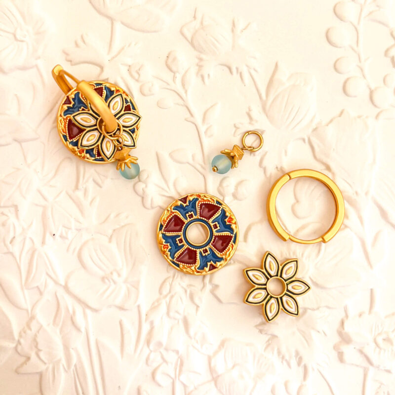Earrings "Boho Floral" - Image 3