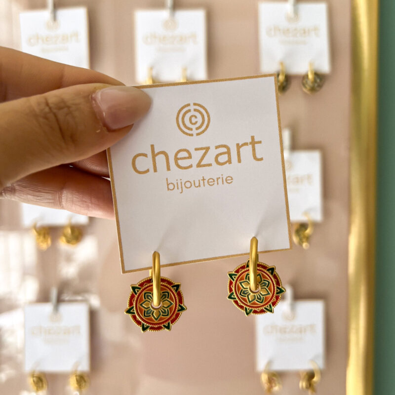 Earrings "Lotus" - Image 4
