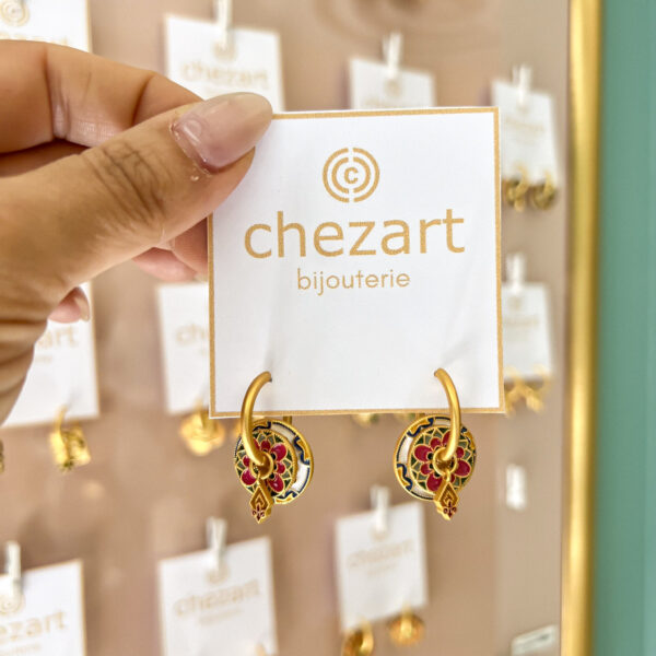 Earrings "Abstract Tulips"