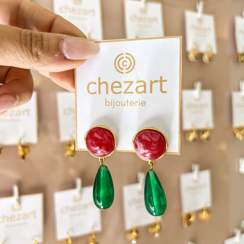 Earrings "Like Cherries" - Image 3