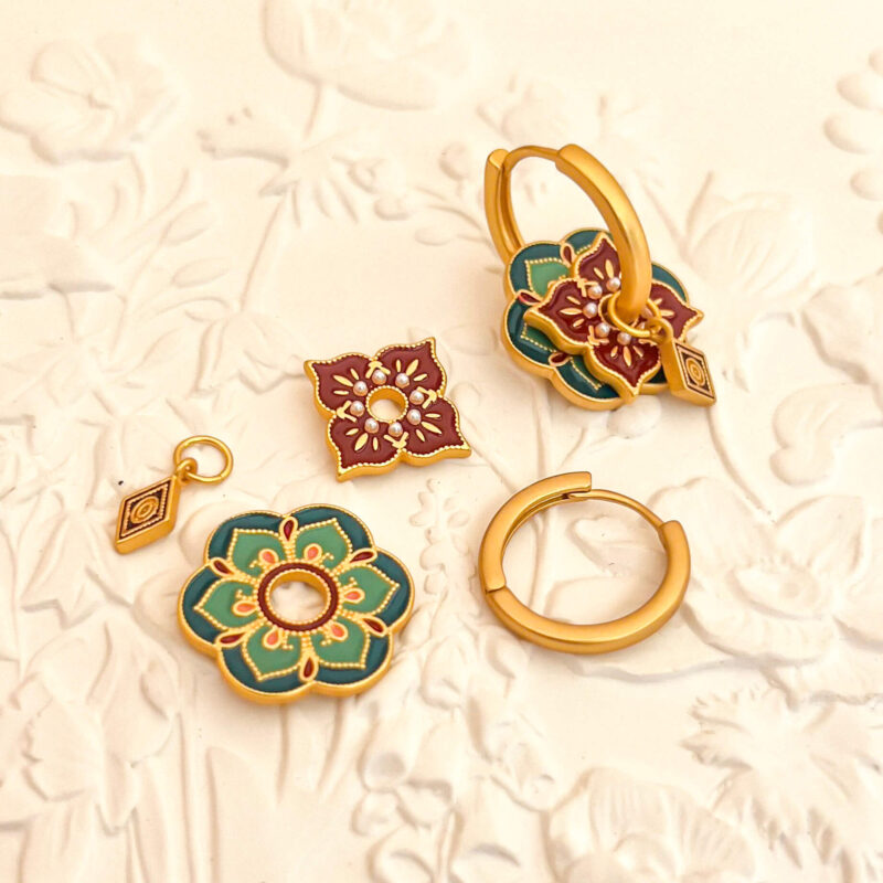 Earrings "Flower" - Image 4