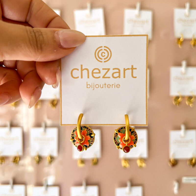 Earrings "Spring Flower" - Image 3