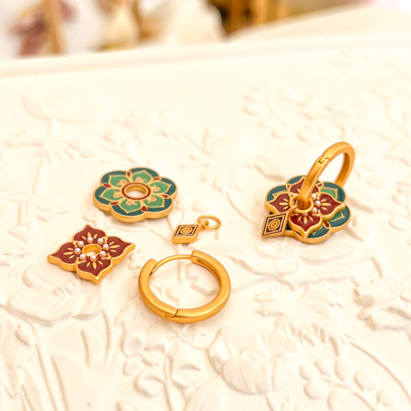 Earrings "Flower" - Image 3