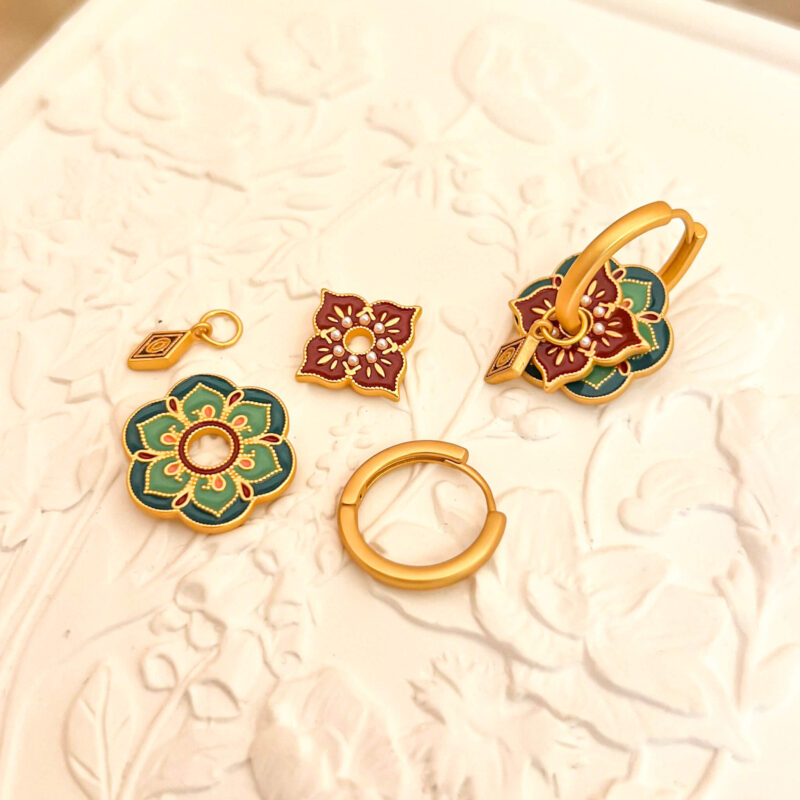 Earrings "Flower" - Image 7